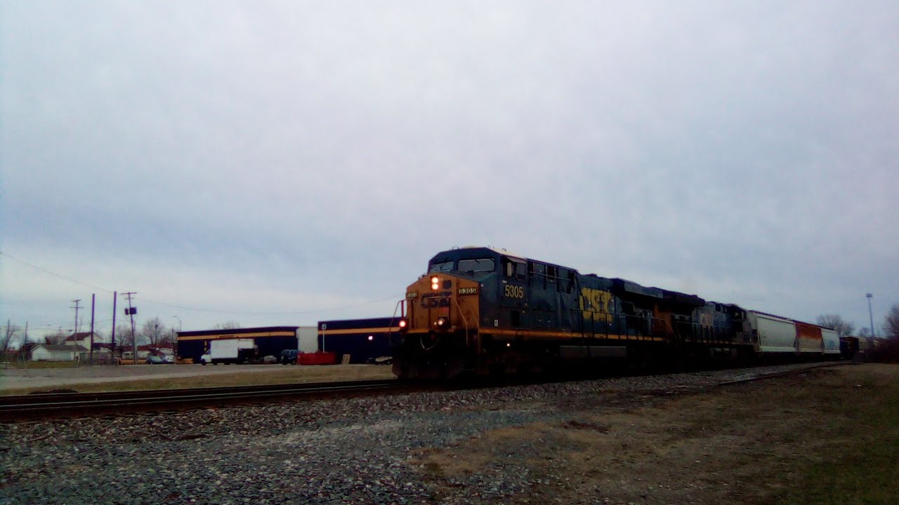 Evening NORTHBOUND CIN-DES CSX Mixed Freight/Auto Racks Train! (03/07/2026)