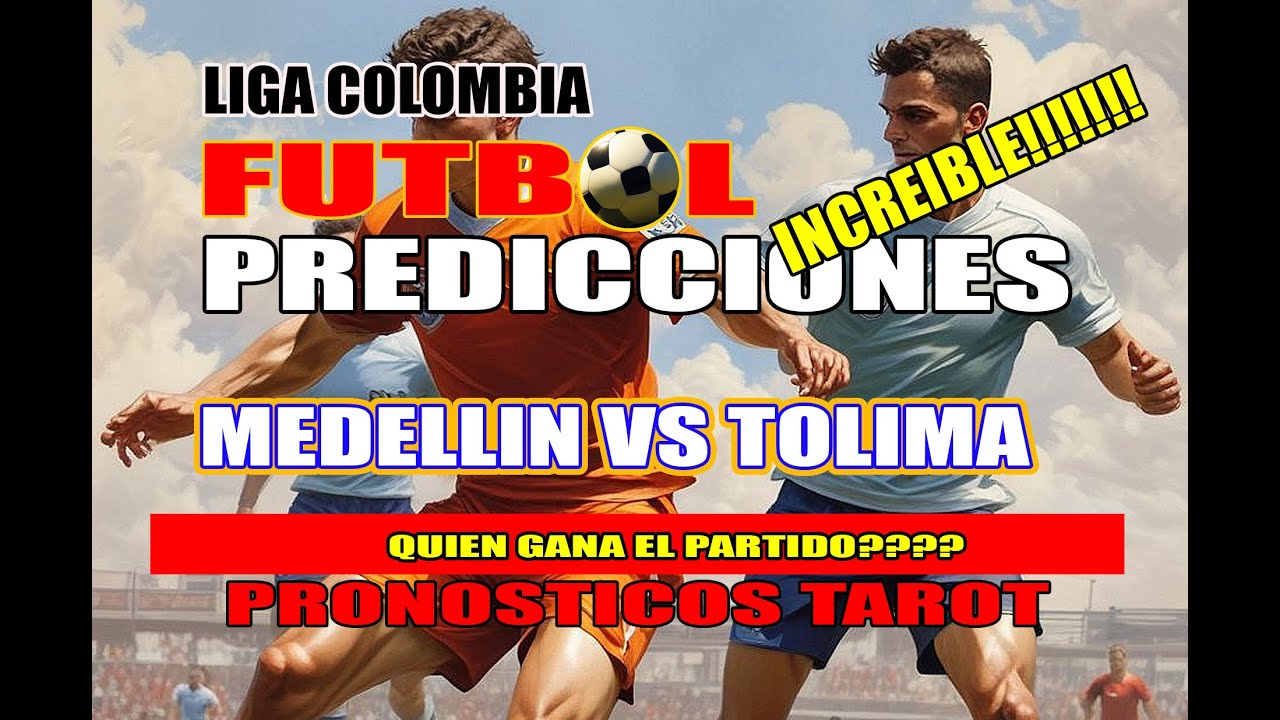 🔮PREDICCIONES⚽LIGA COLOMBIANA 🏆Prediccion   #medellinvstolima