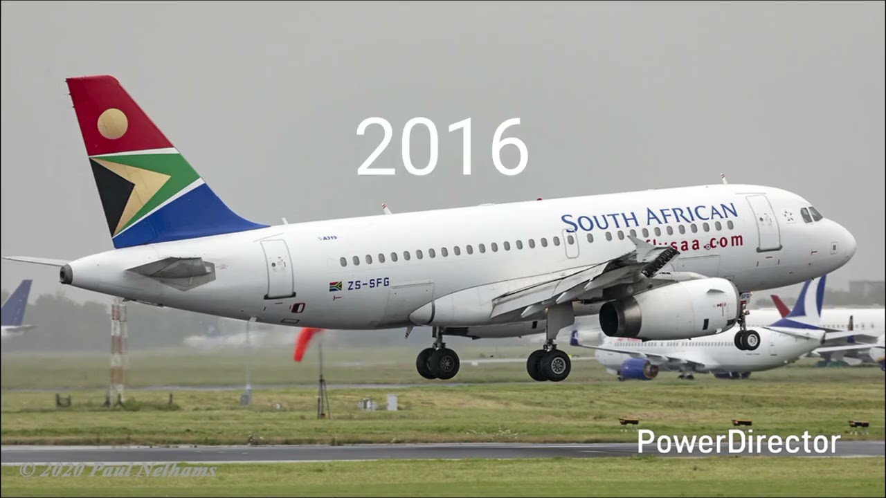 South African Airways Fleet History 2004-2023 