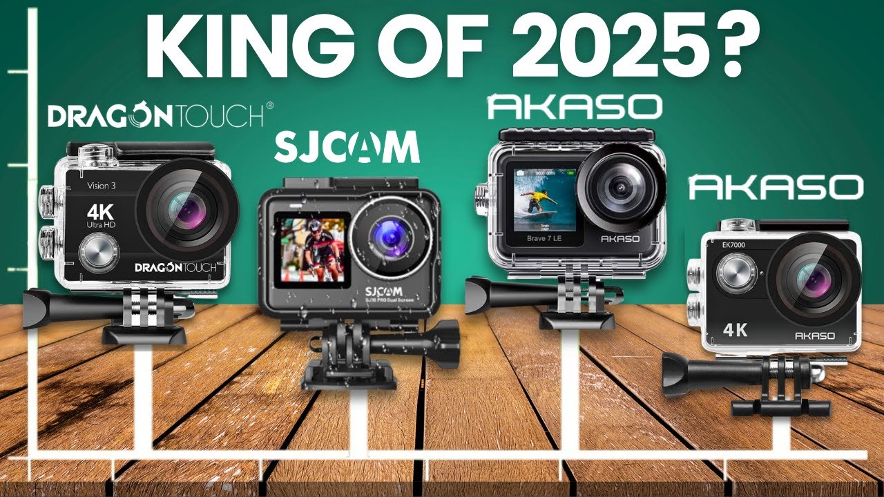 5 Best Budget Action Cameras 2025 (Dragon vs AKASO vs SJCAM)