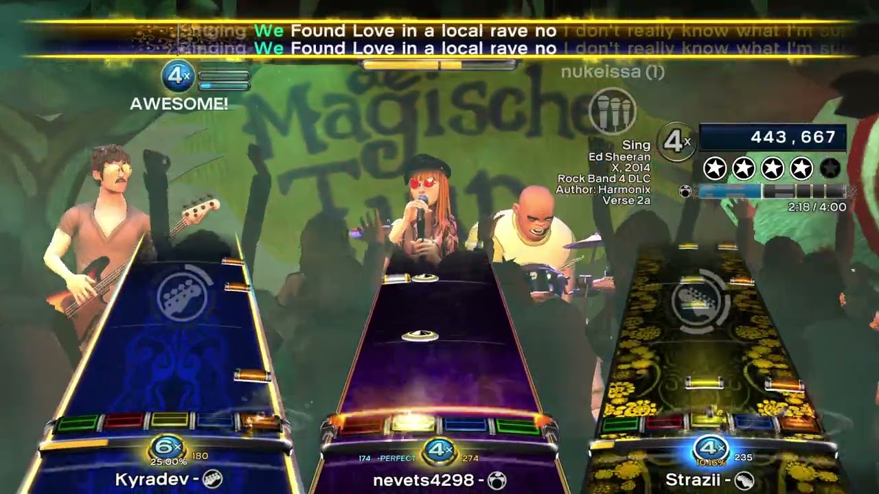 Sing (2014) by Ed Sheeran - Full Band Gold Rock Band 3 Deluxe RPCS3