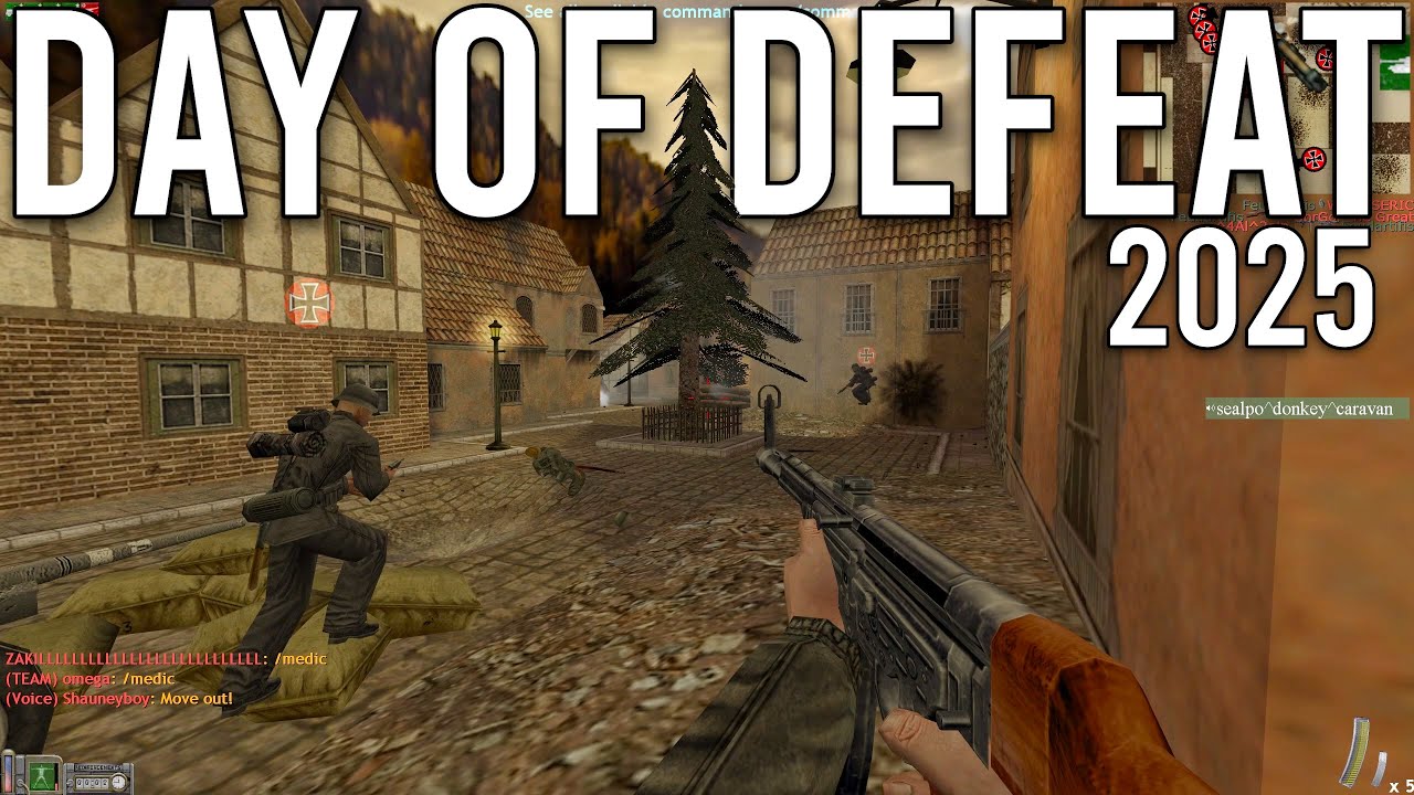 Многопользовательский режим Day of Defeat в 2025 году