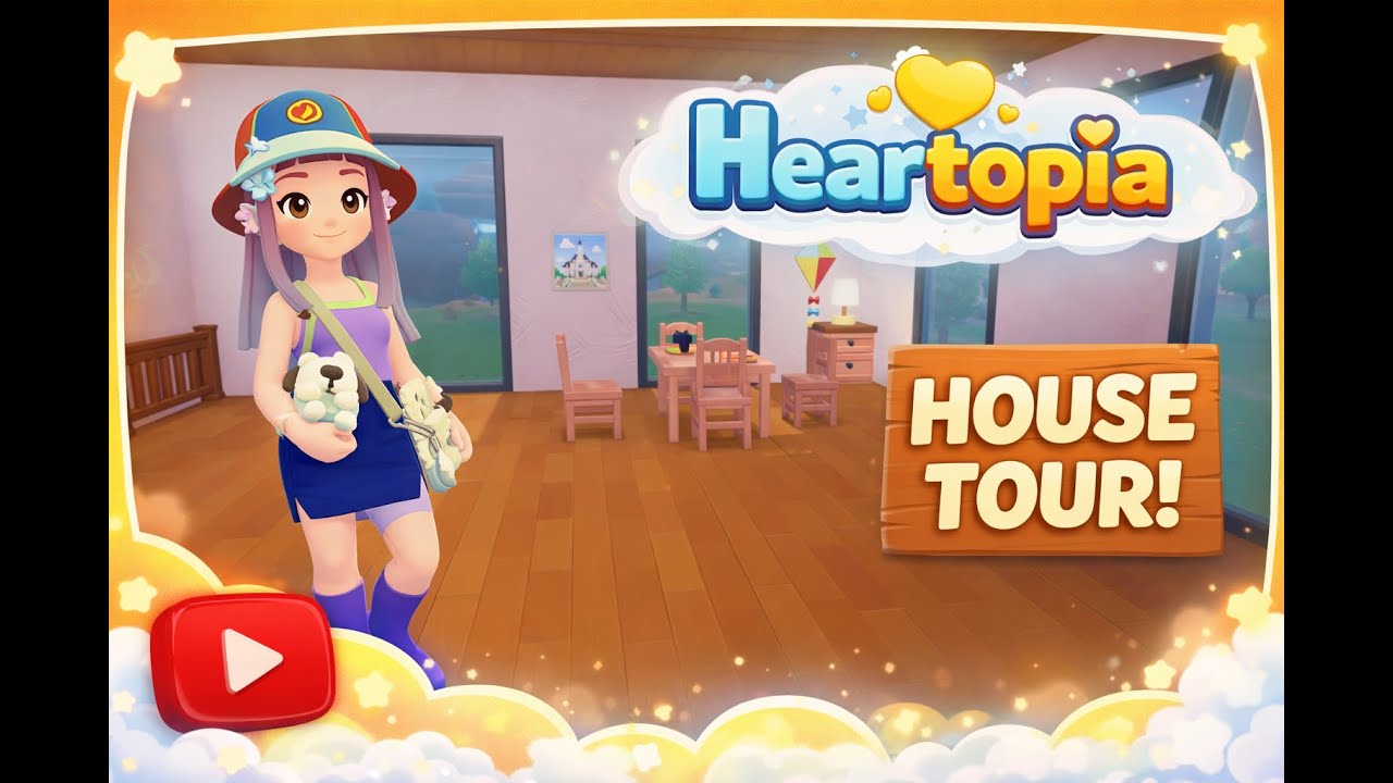 HEARTOPIA | New Relaxing Game | Exploring My New House