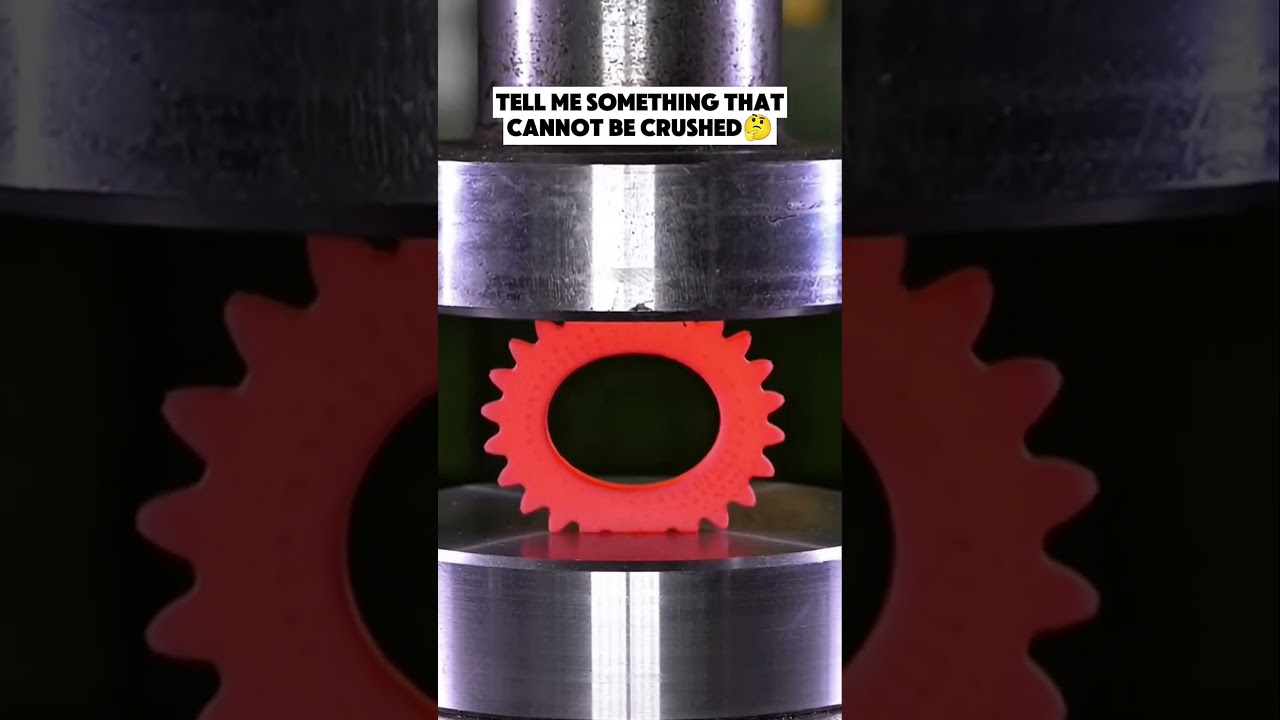 🔥⚙️ Red-Hot Gear vs Hydraulic Press 💥😱 