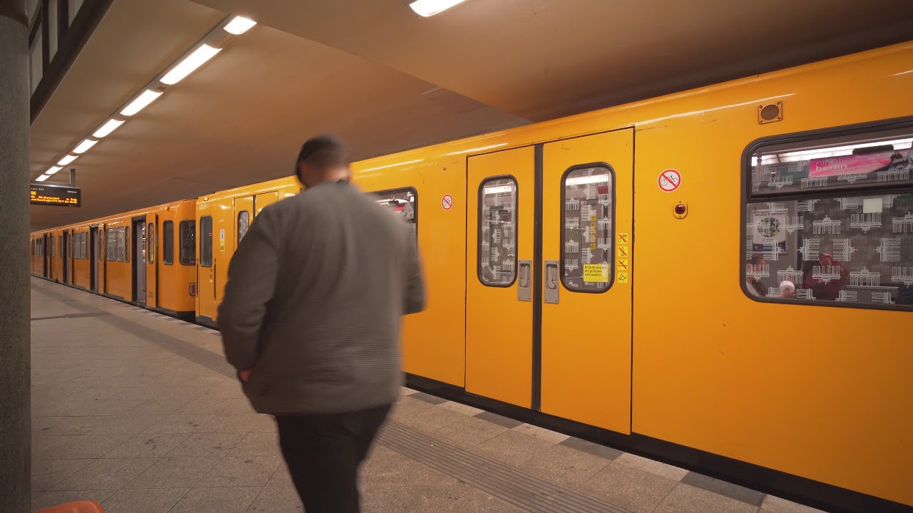 Germany, Berlin, U-Bahn ride from Kurt-Schumacher-Platz to Scharnweberstraße