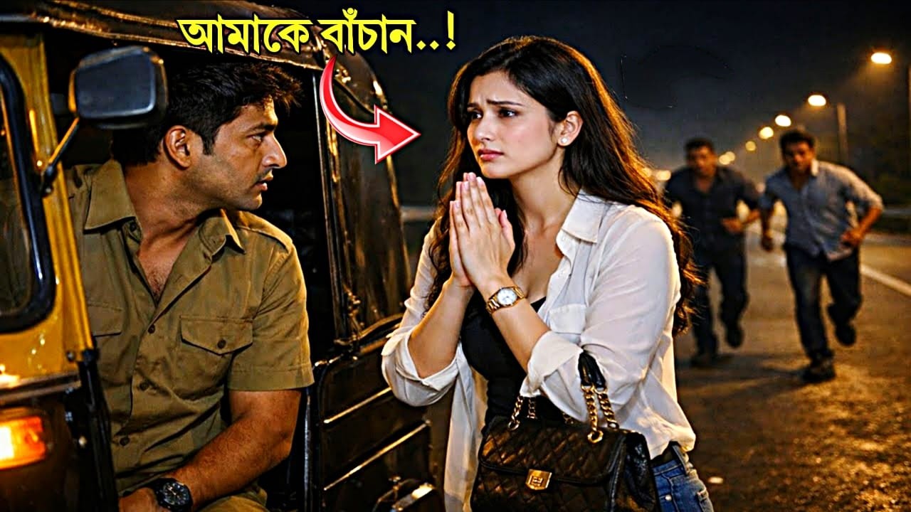 বিপদে পড়া কোটিপতি মেয়ের সাথে অটো চালক যা করলেন... দেখে মানবতাও কেঁদে উঠলো