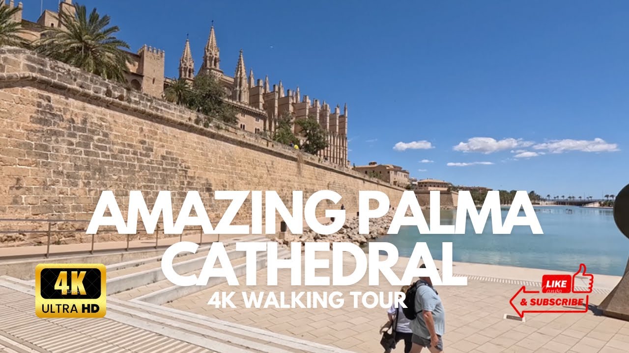 Palma de Mallorca 🇪🇸 Beautiful Cathedral & Gardens 🌳🏰