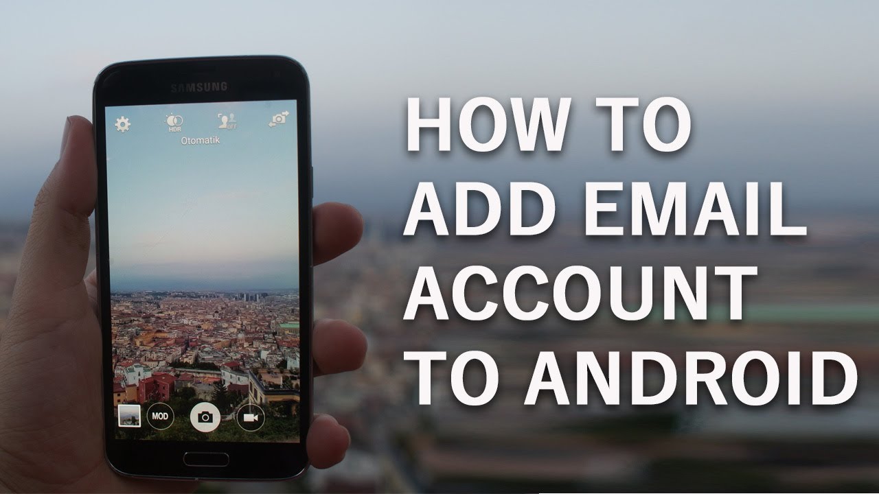 How to add email account to android