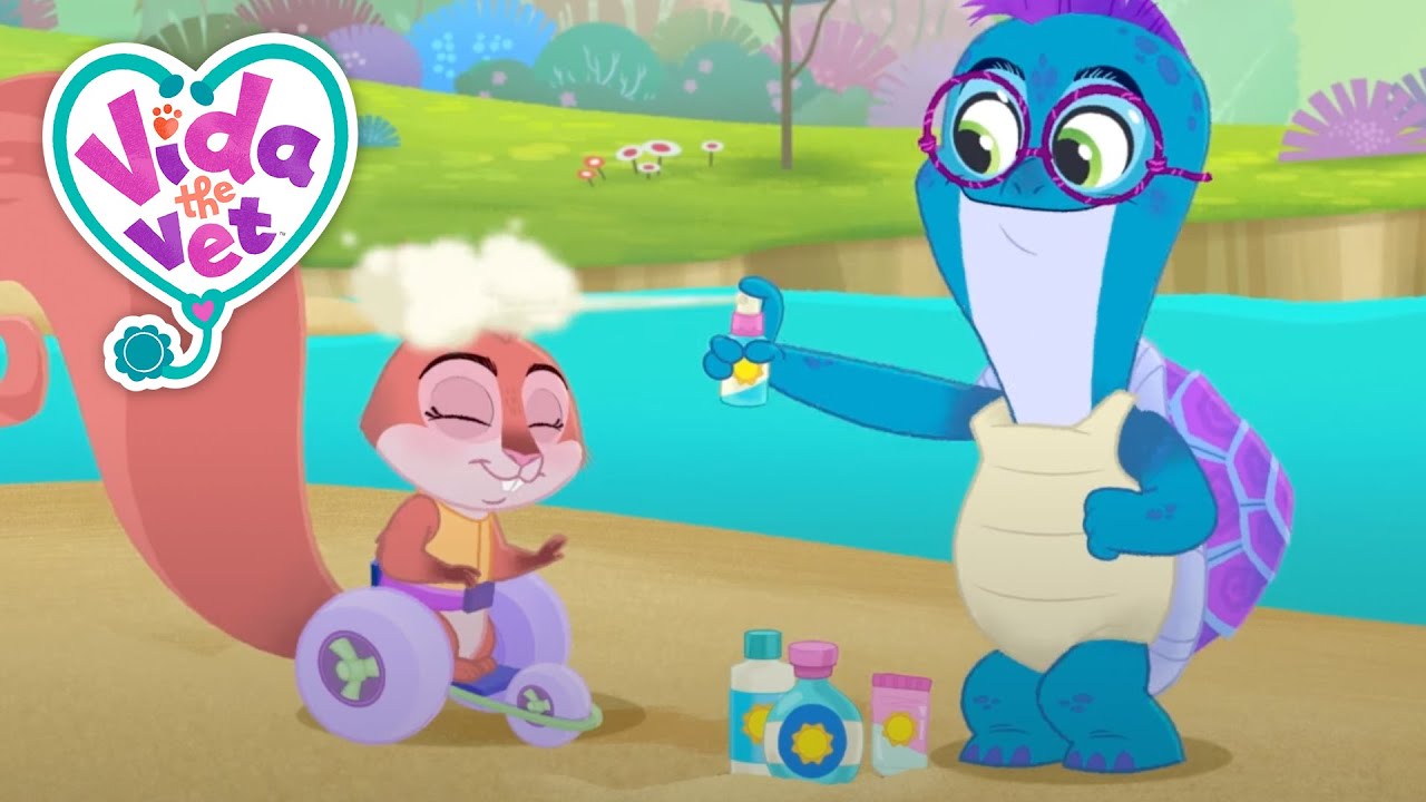 Tidbit’s Stinging Sunburn + MORE Cute @VidaTheVet Stories | Animal Cartoons for Kids 💖🩺  #Animals