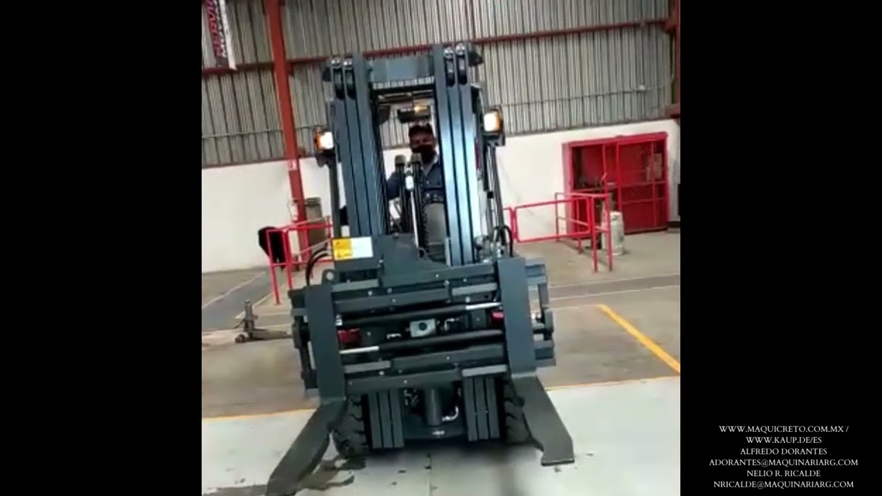 PINZA ROTATIVA DE HORQUILLAS T451 KAUP / ROTATING REVOLVING FORK CLAMP - HORQUILLAS ESPECIALES