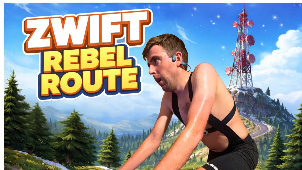 🔴 Zwift Rebel Route : Cliffside Epic Double - 53km 900m - Aiming for Sub 85min!