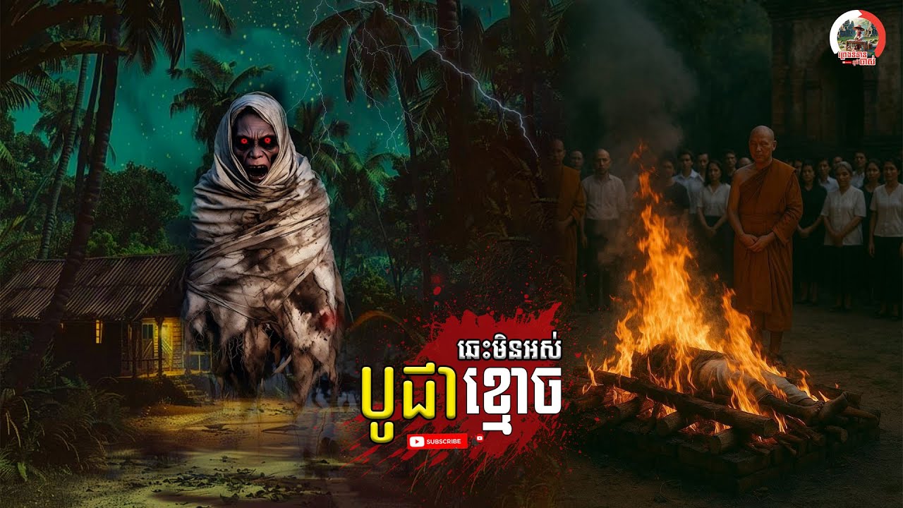 បូជាខ្មោច ឆេះមិនអស់ | Old Village Fairy Tales