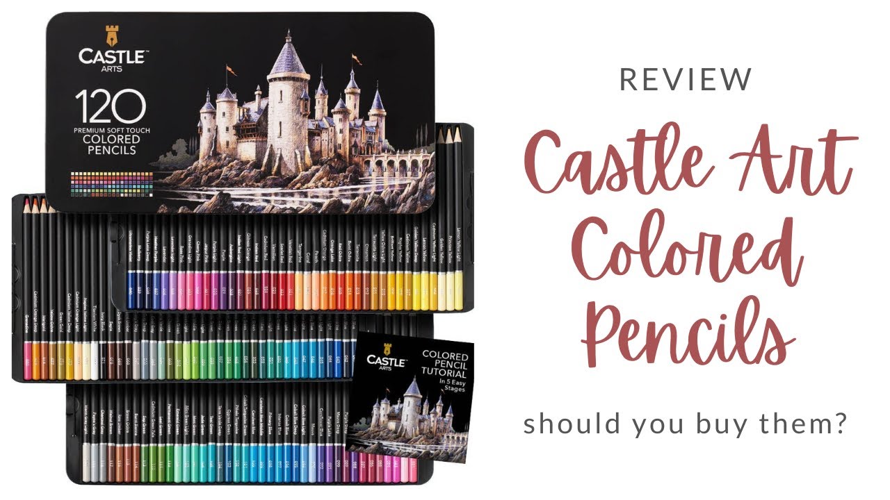 Are Castle Arts Colored Pencils Worth It? | Colored Pencil Review