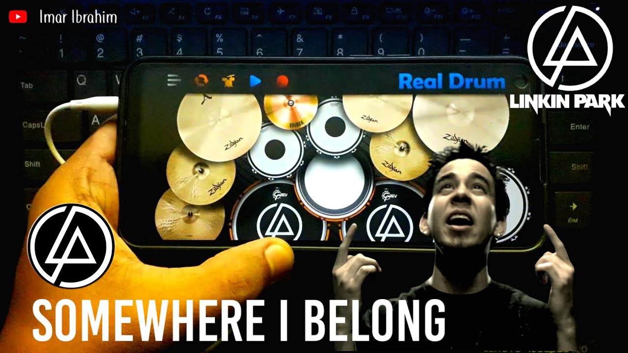 LINKIN PARK - SOMEWHERE I BELONG | REAL DRUM COVER