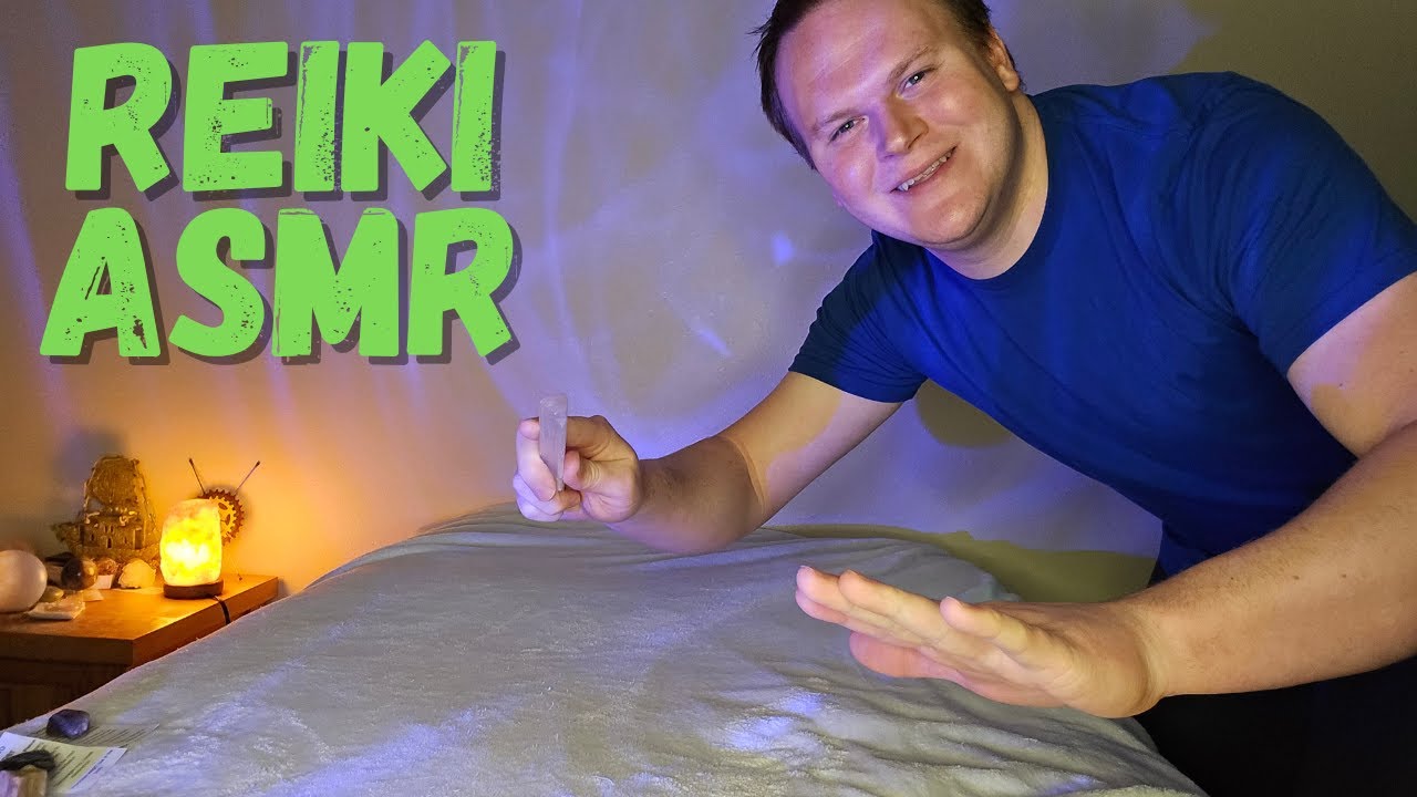 Сеанс исцеления всего тела (Рейки ASMR, 3 тыс. подписчиков, пошаговое руководство по Рейки, полно...