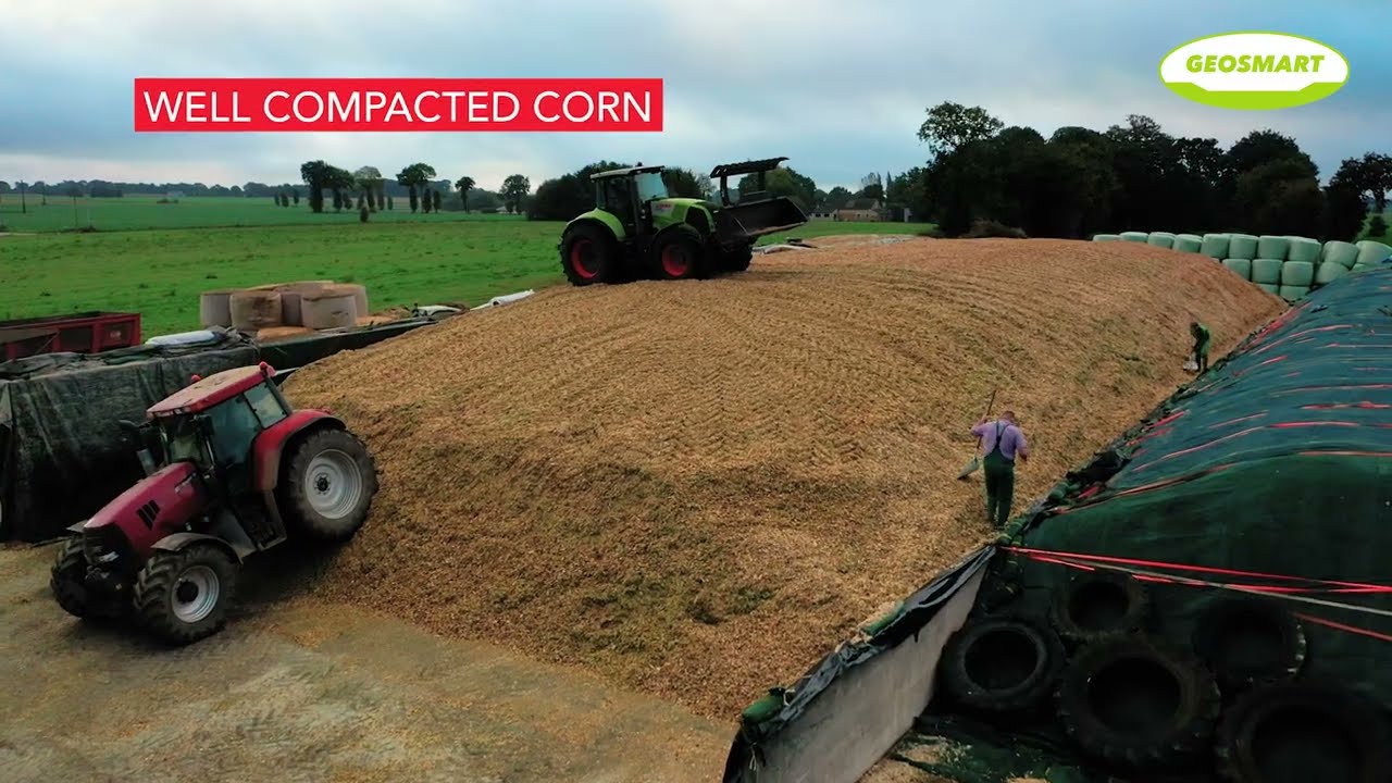 Installation of GeoSmart heavy-duty eco Silage Cover