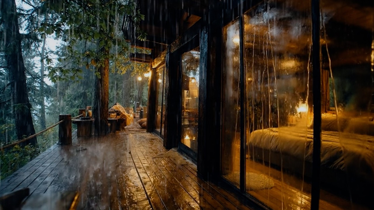 Natural Forest Rain for Insomnia & Anxiety | Calm Your Mind for Better Sleep
