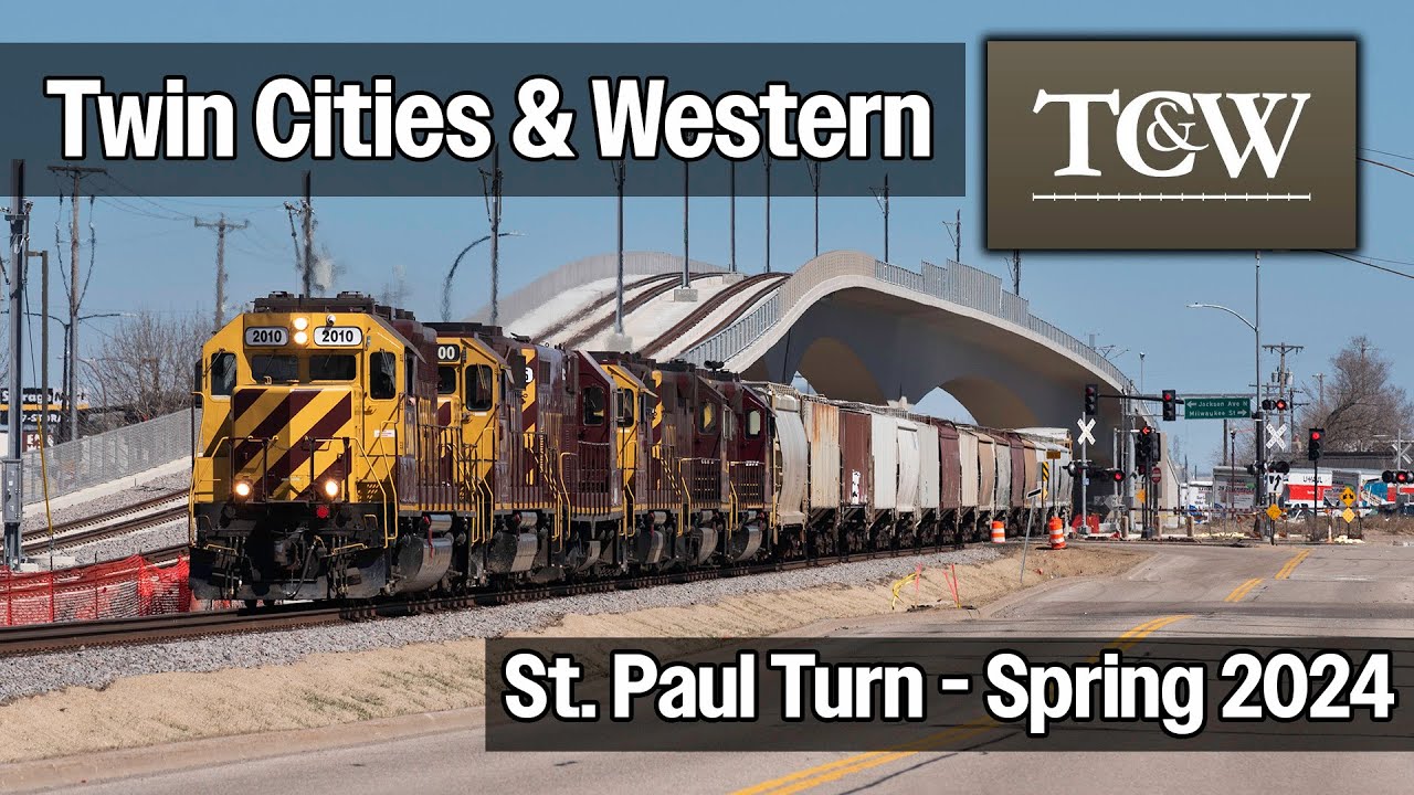 Twin Cities & Western Railroad's St. Paul Turn - EMD Powered