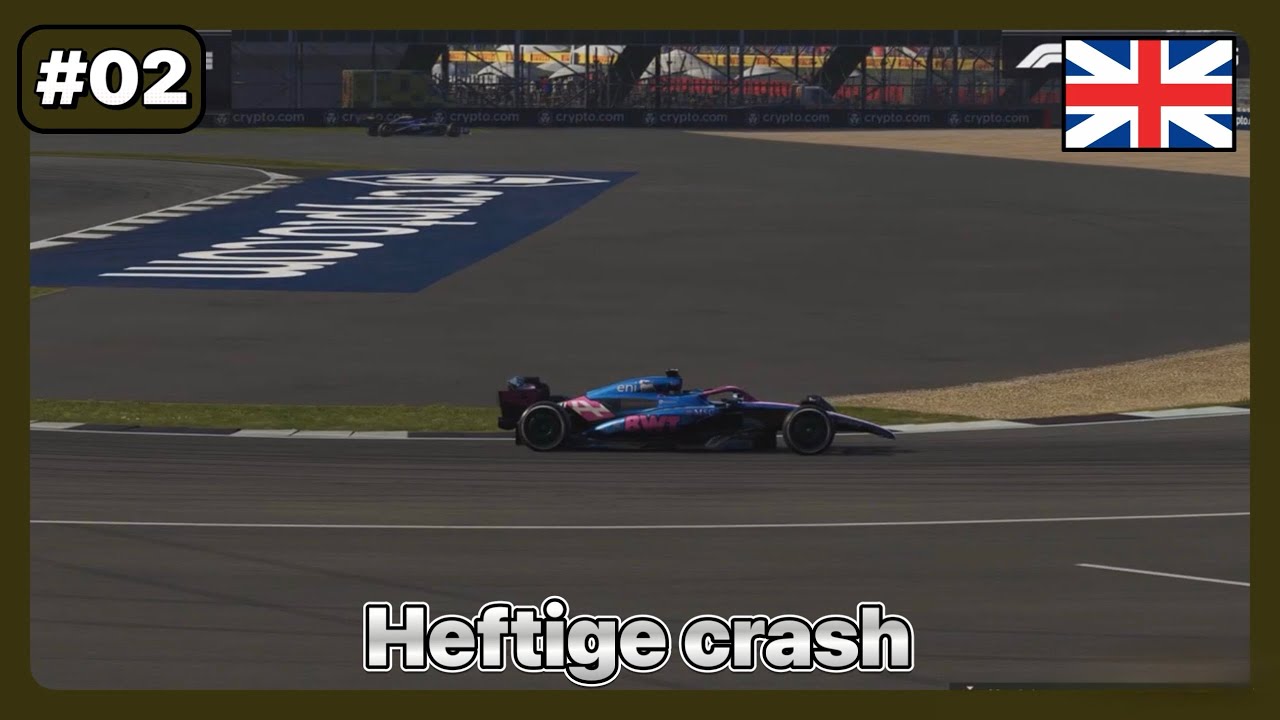 Heftige crash tijdens de race \\ LM2 Racing Career mode #2 
