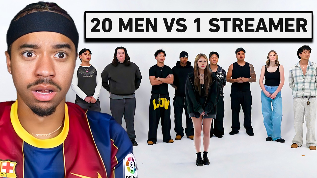 20 Men Vs 1 Streamer: Sunny Edition
