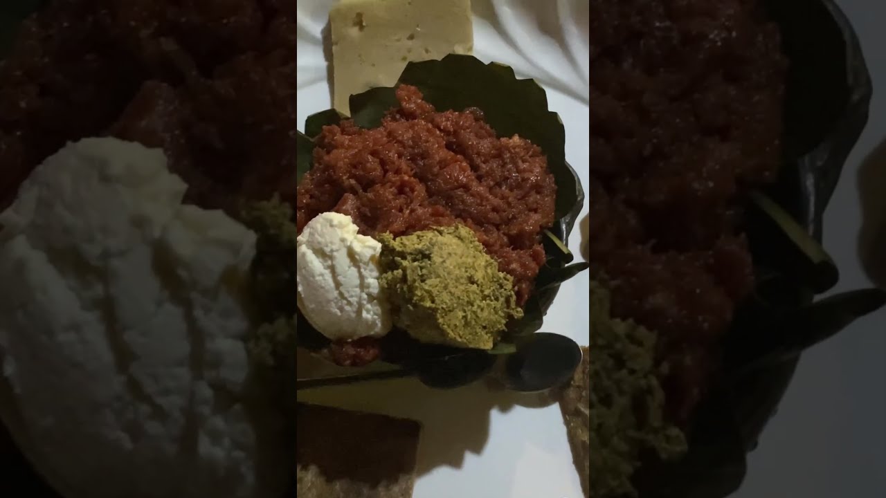 Kitfo |ክትፎ |minced raw beef, marinated |Yohannes Kitfo 📍 Haya Hulet 22 