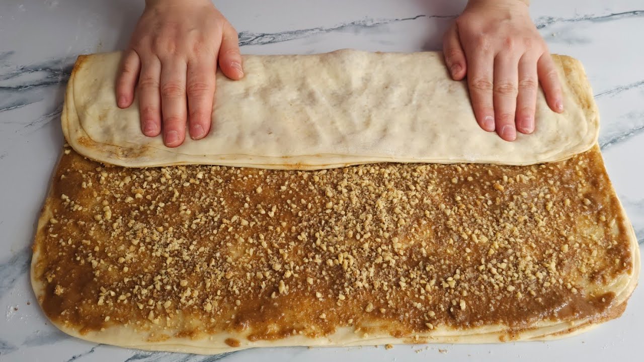 ‪ Hiç Abartmıyorum Bir yiyen bir daha istiyor tel tel ayrılan haşhaşlı cevizli çörek tarifi