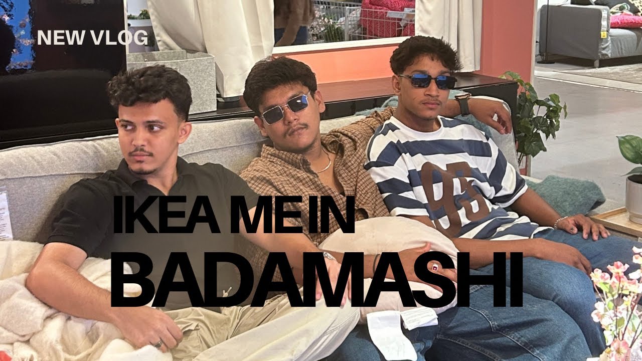 Ikea me bodmoshi hogayi bhai🤣 | full vlog dekho😃 | #jojobakwas #youtube #youtubevideo #ikea #vlogg