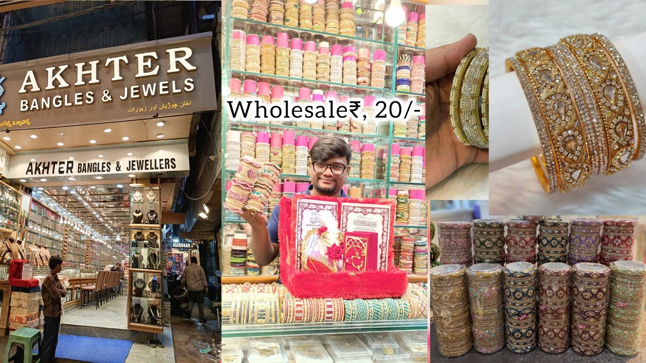 Charminar Street Shopping in Hyderabad Bangles Wholesale Market Ladbazar Trending Wholesale Viral