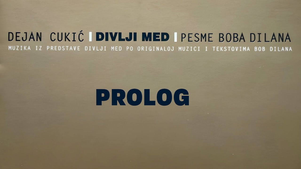 Dejan Cukić - Prolog (All Along the Watchtower)
