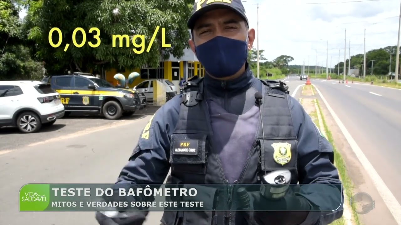 Saiba como funciona do teste do bafômetro