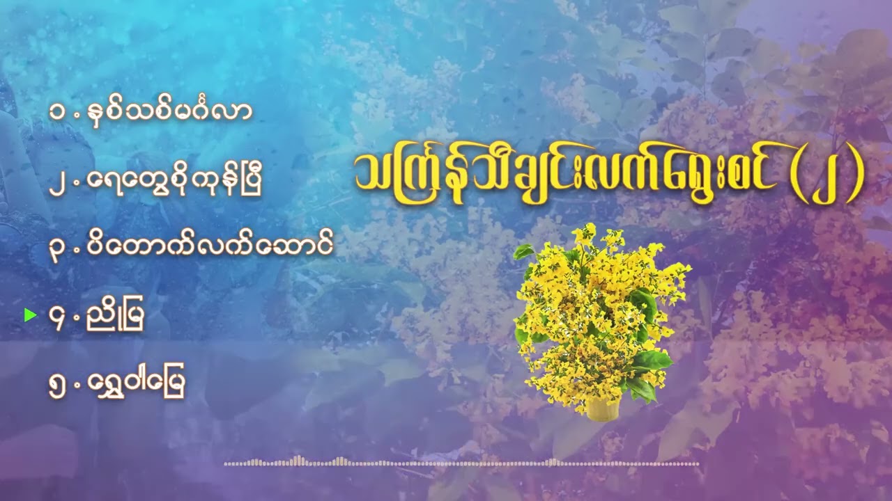 ၂၀၂၆ခုနှစ် သင်္ကြန်သီချင်းများစုစည်းမှု