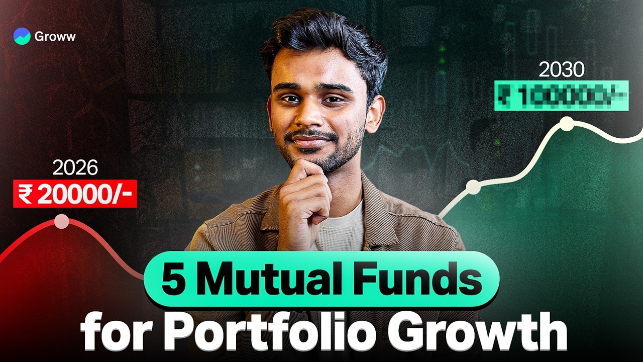 5 Mutual Fund Categories for Your Portfolio in 2026 | Mutual Funds Guide for Beginners