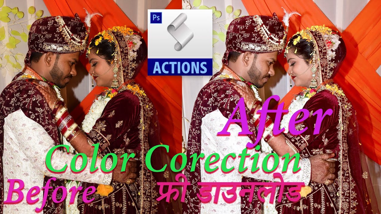 Color Correction Actions free download @AiOneClick