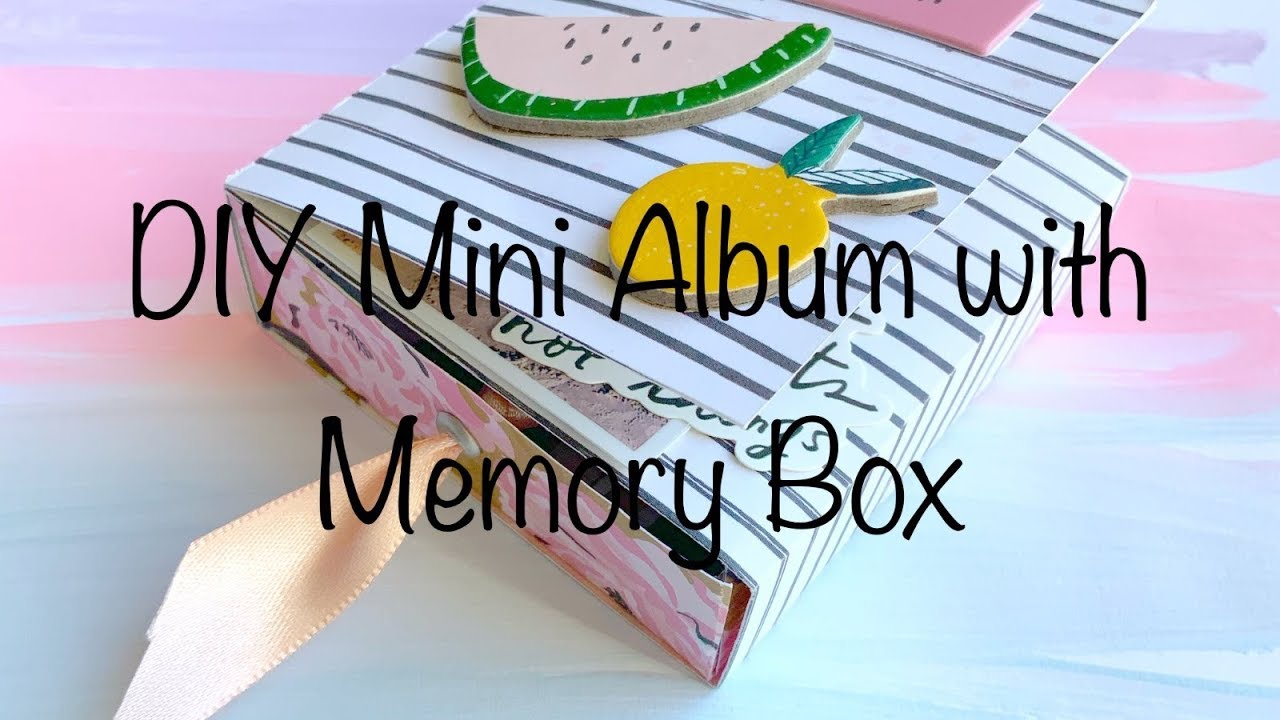 DIY Mini Album with Memory Box Drawer