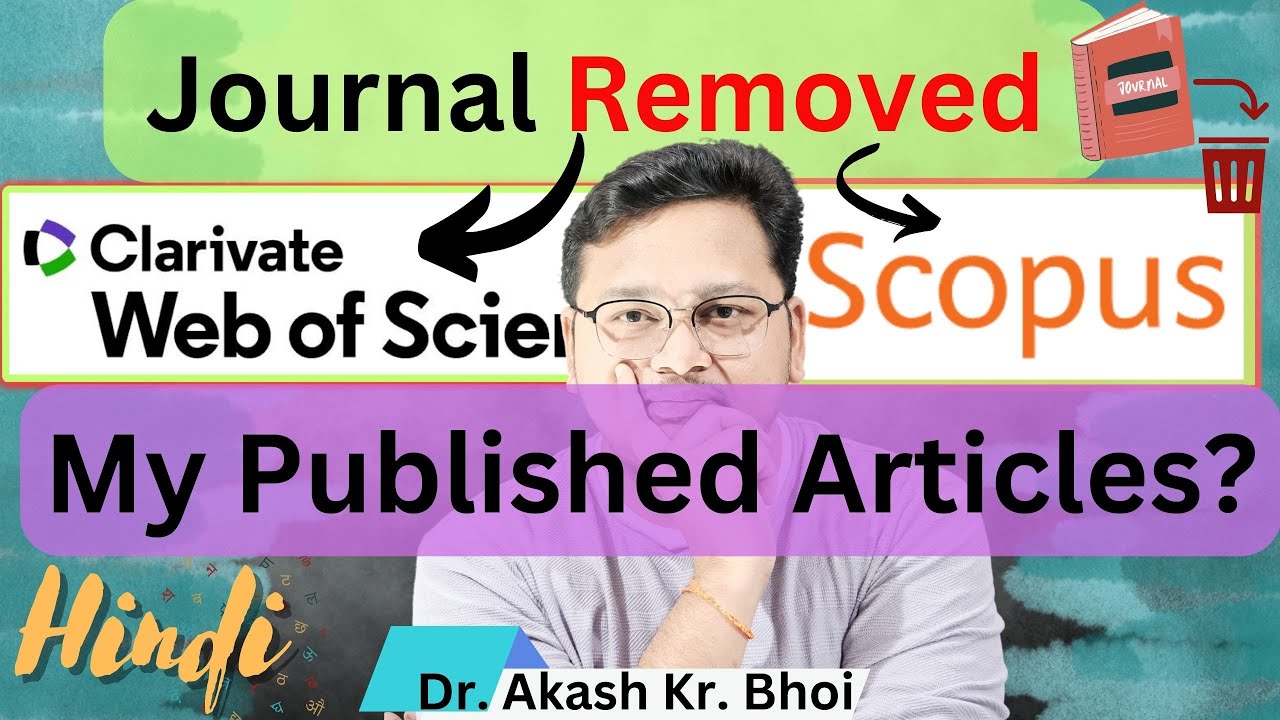 How to check paper indexed in Scopus/WoS after journal is removed from Scopus/WoS || Hindi || 2024