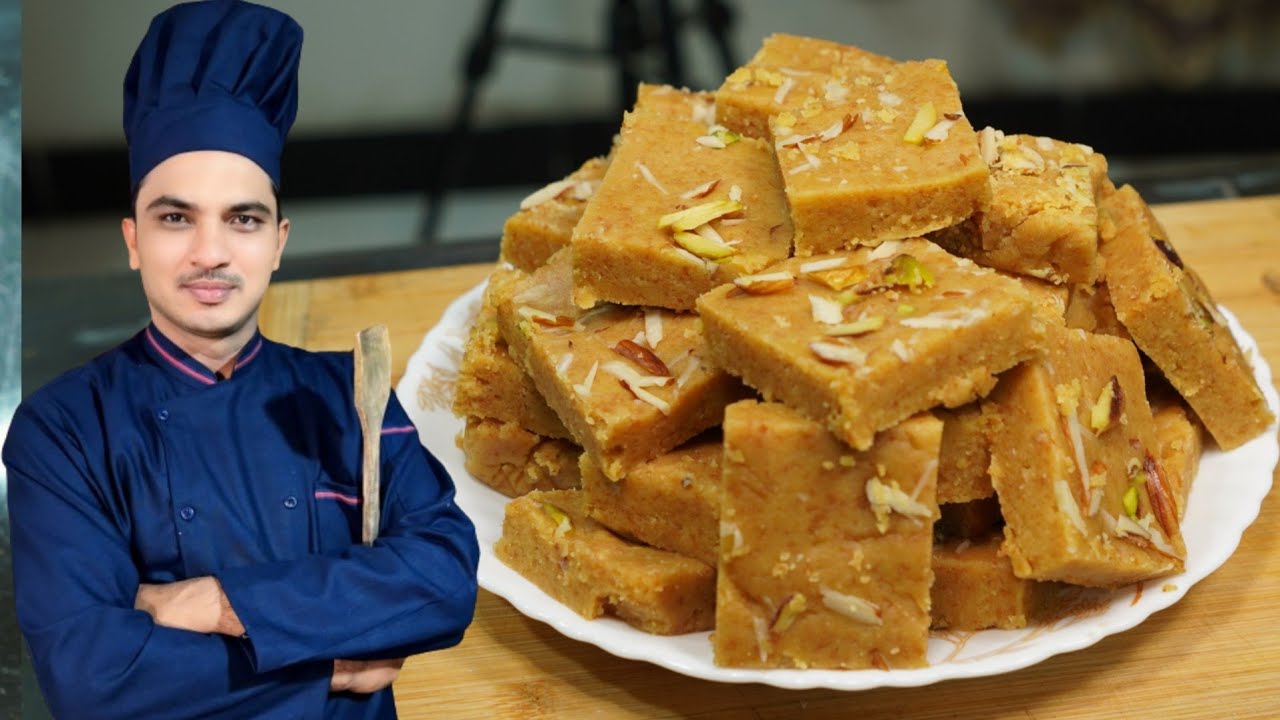 Mohanthal Recipe|Besan Ki Mithai Recipe|Dandar Mohanthal Recipe|How To Make Mohanthal|