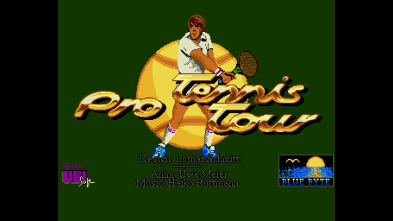 Pro Tennis Tour - Title Theme - Amiga Games Music - 1989