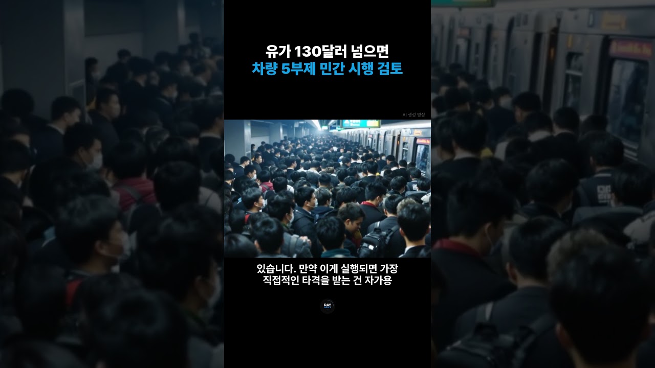 유가 130달러 넘으면 차량 5부제 민간 시행 검토