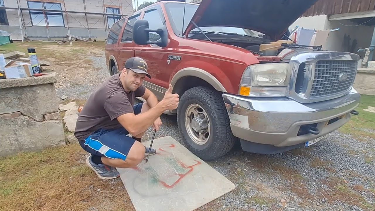Výměna ložisek v kole - Ford excursion (F250)