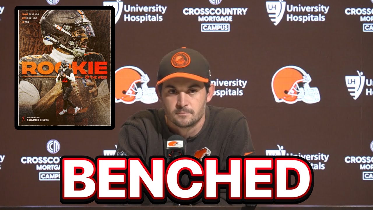 🚨Breaking:BROWNS TOMMY REES BRUTALLY HONEST ABOUT BENCHING SHEDEUR SANDERS & 12 ROOKIE OF THE WEEK‼️