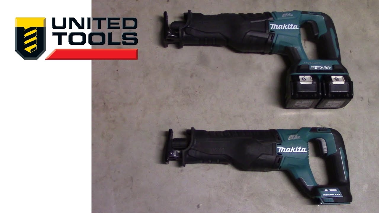 Makita BRUSHLESS Reciprocating Saws - 18V DJR187 and 18x2 DJR360