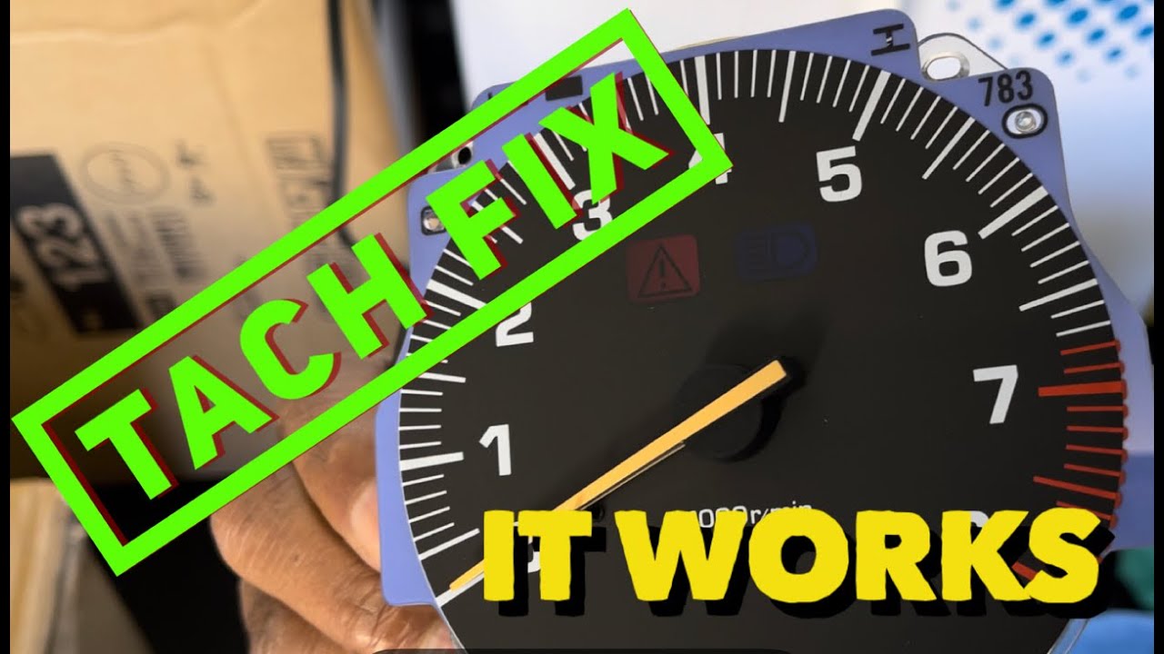 MK 4 Supra Tachometer Fix.....Too Easy