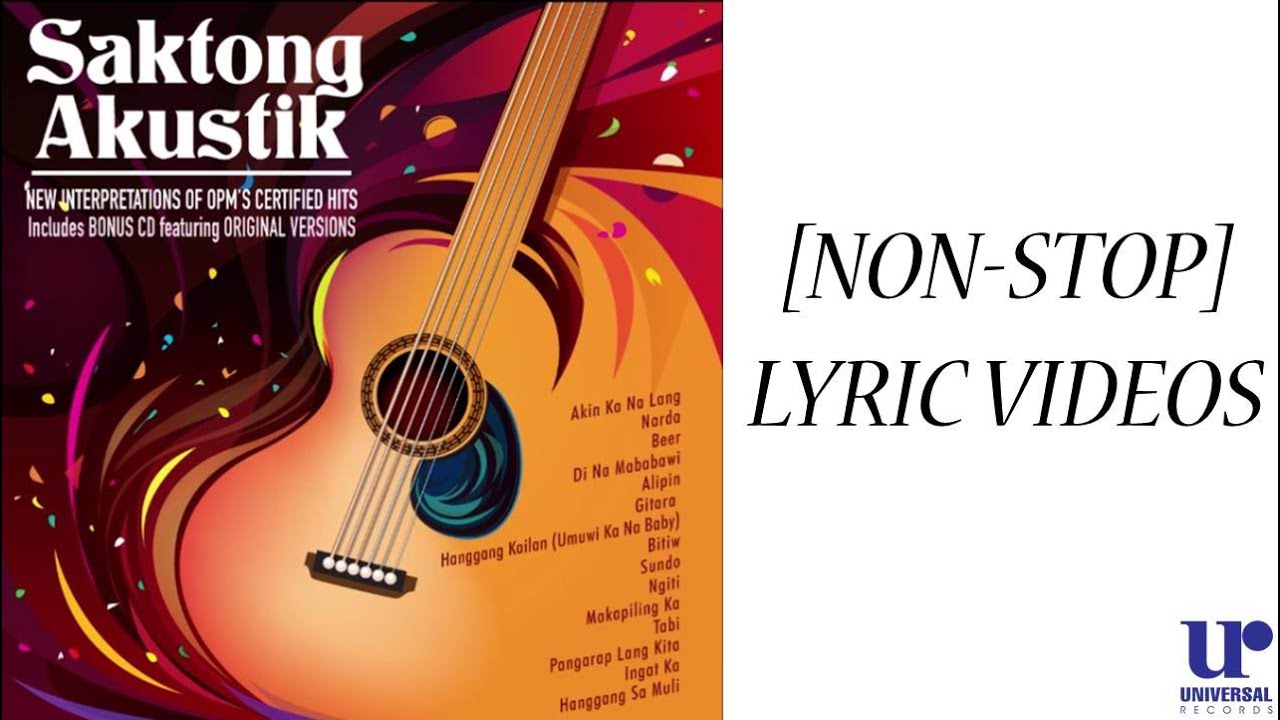 Saktong Akustik: Female Rendition of OPM Band Hits (LYRIC VIDEOS)
