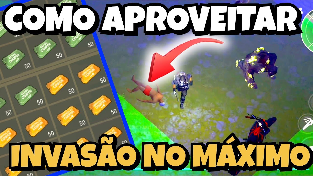ASSISTAM ATÉ O FINAL PARA APRENDER COMO APROVEITAR AS INVASÕES...LAST DAY...BASE imoral.lvg...