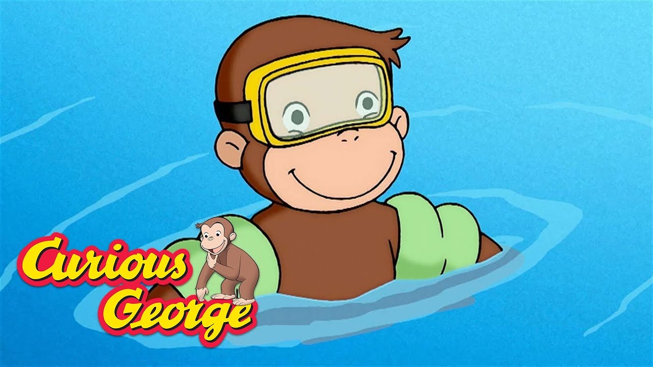 George Takes a Dive  🐵 Curious George 🐵 Kids Cartoon 🐵 Kids Movies