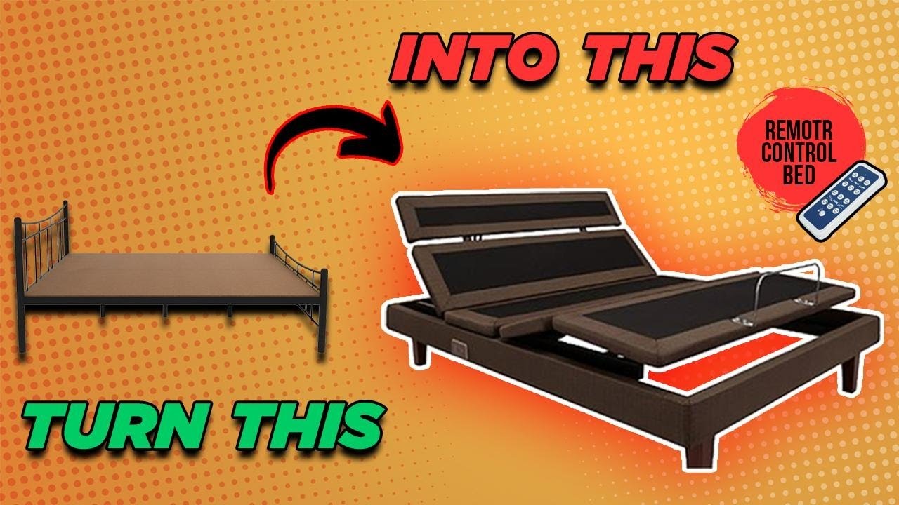 DIY -  SIMPLE BED TO REMOTE CONTROL FLOATING BED - AUTOMATIC BED