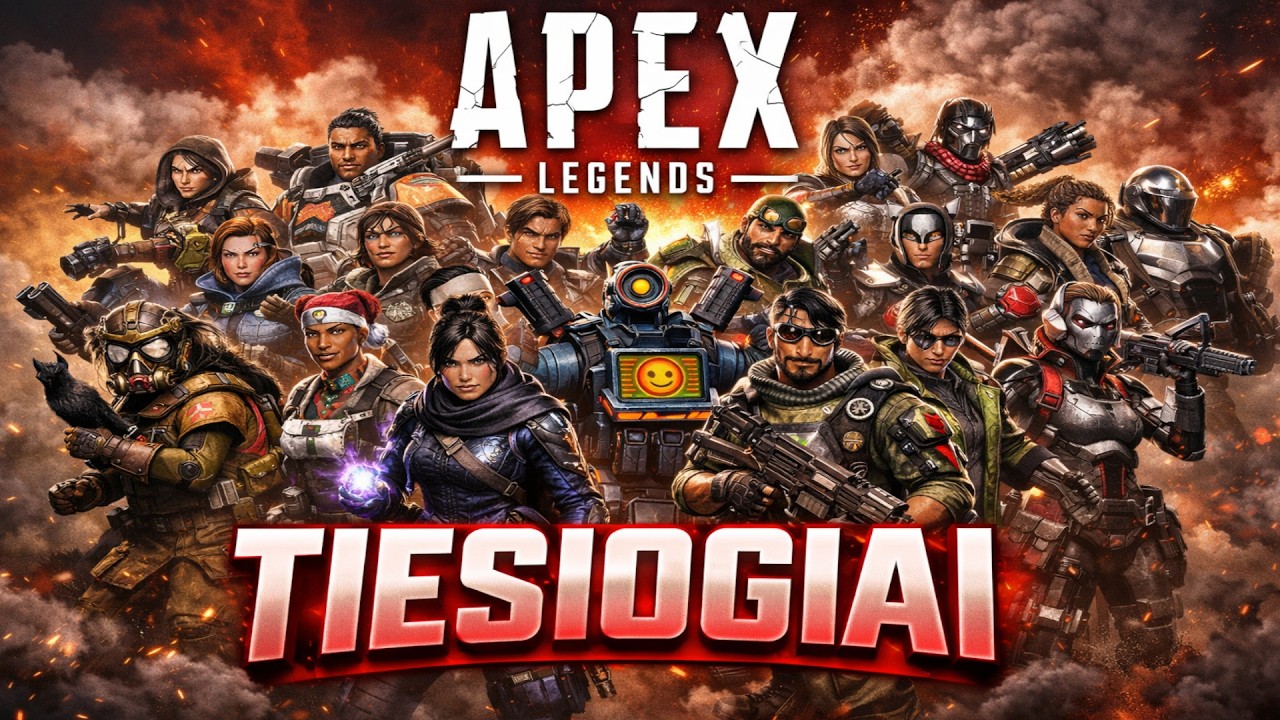 🔴Žaidžiam Apex Legends STRYMAS TIESIOGIAI (LTU/ENG) #tiesiogiai #lietuviskai