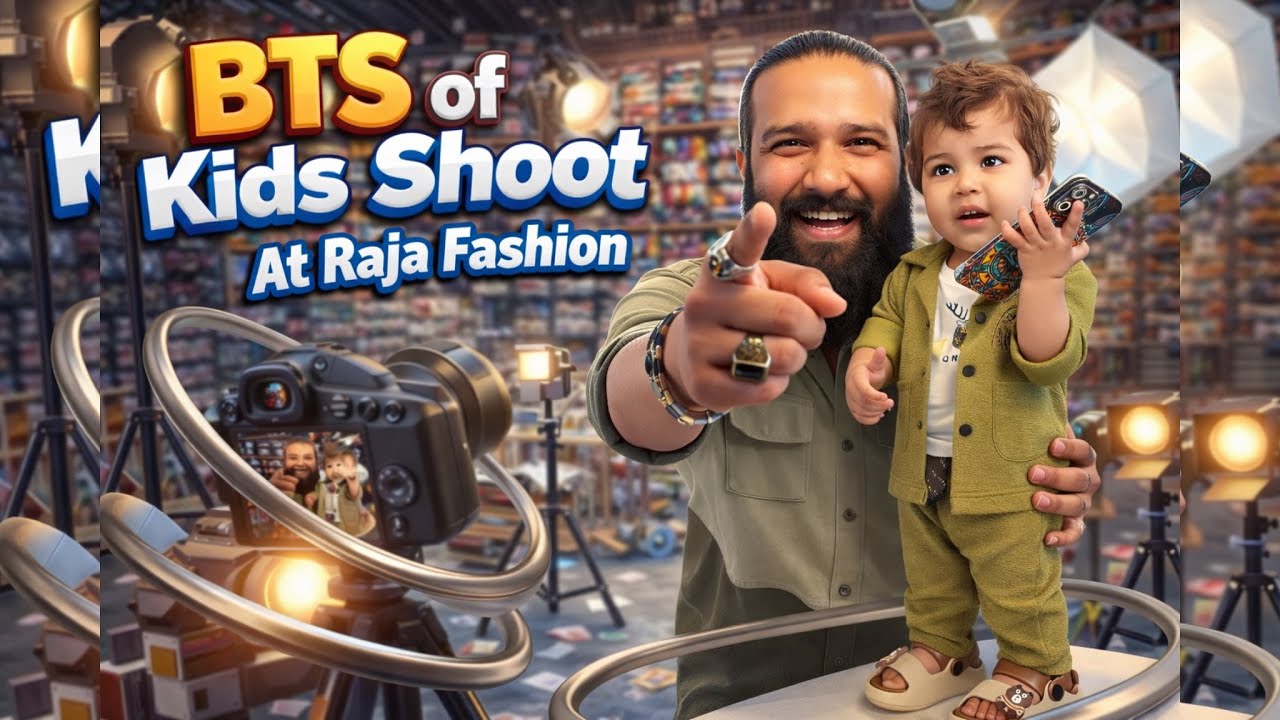 Kids wear / Kids Fashion Shoot Vlog 🎬 | Full BTS Fun & Masti