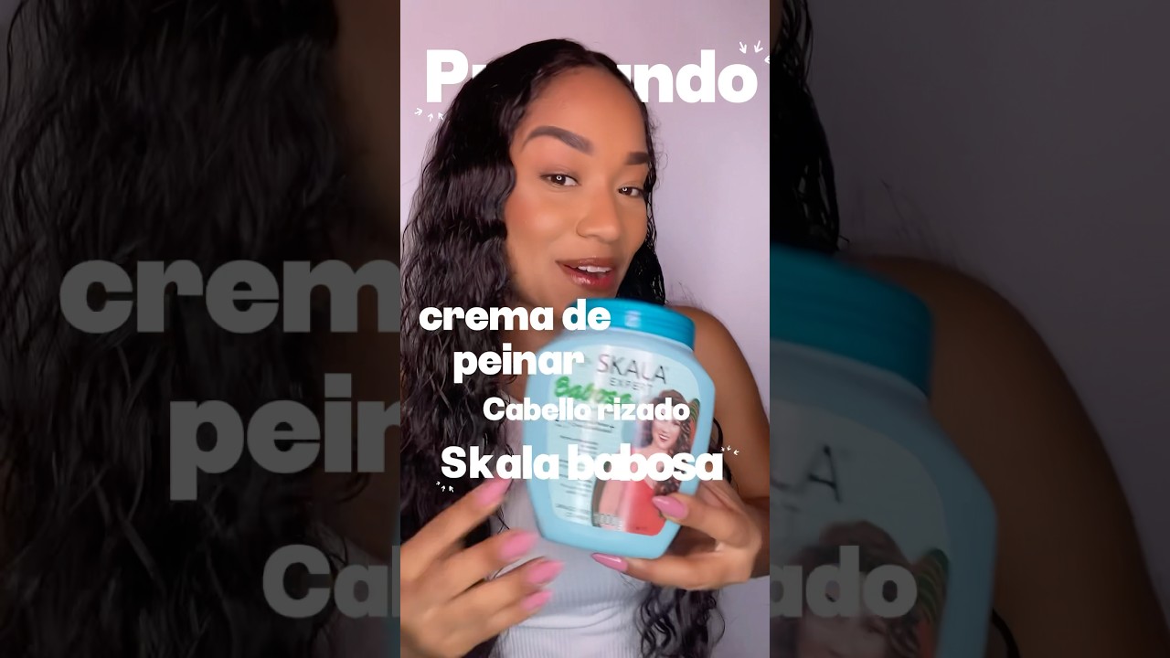 Probando Skala babosa #curly #curlyhair #majocurly #rizada #rizos #crespa #cabello