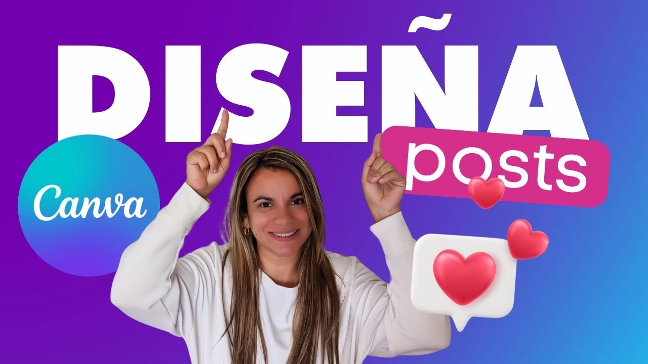 😍Cómo DISEÑAR POSTS para Redes Sociales con CANVA
